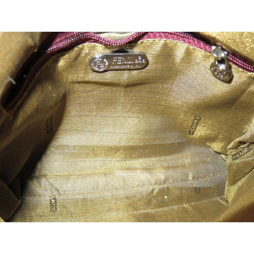 Fendi RARE Limited Edition Intricately Beaded Vintage Italian Handbag Mini Tote - Picture 9 of 16